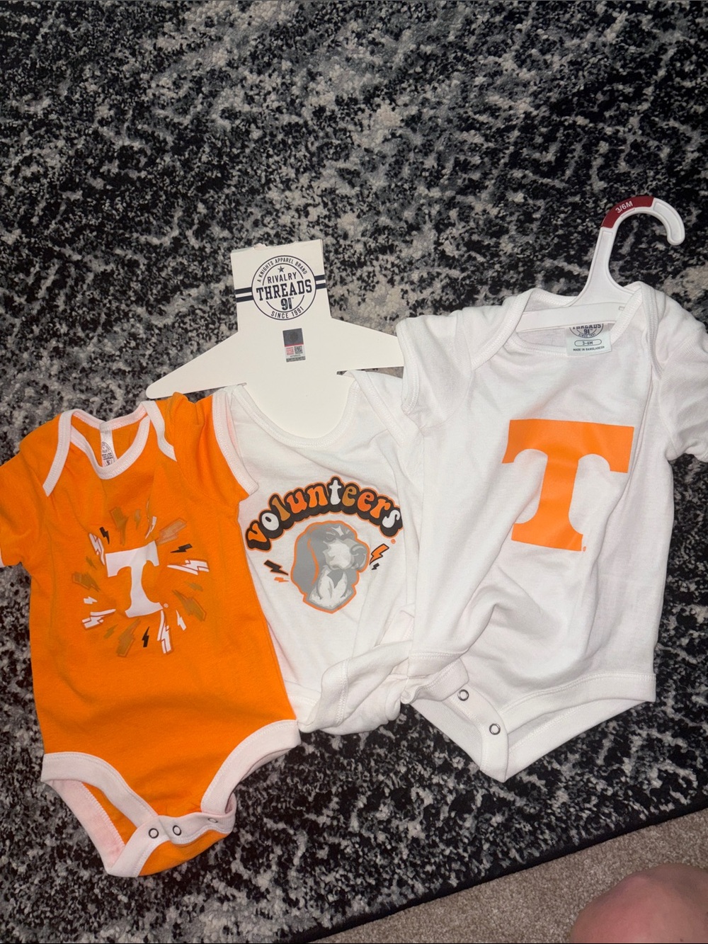 NWT University of Tennessee Baby Onesie Trio 3-6 min